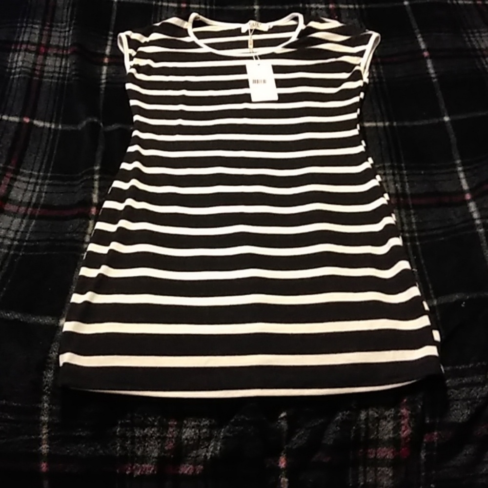 Black and white dress